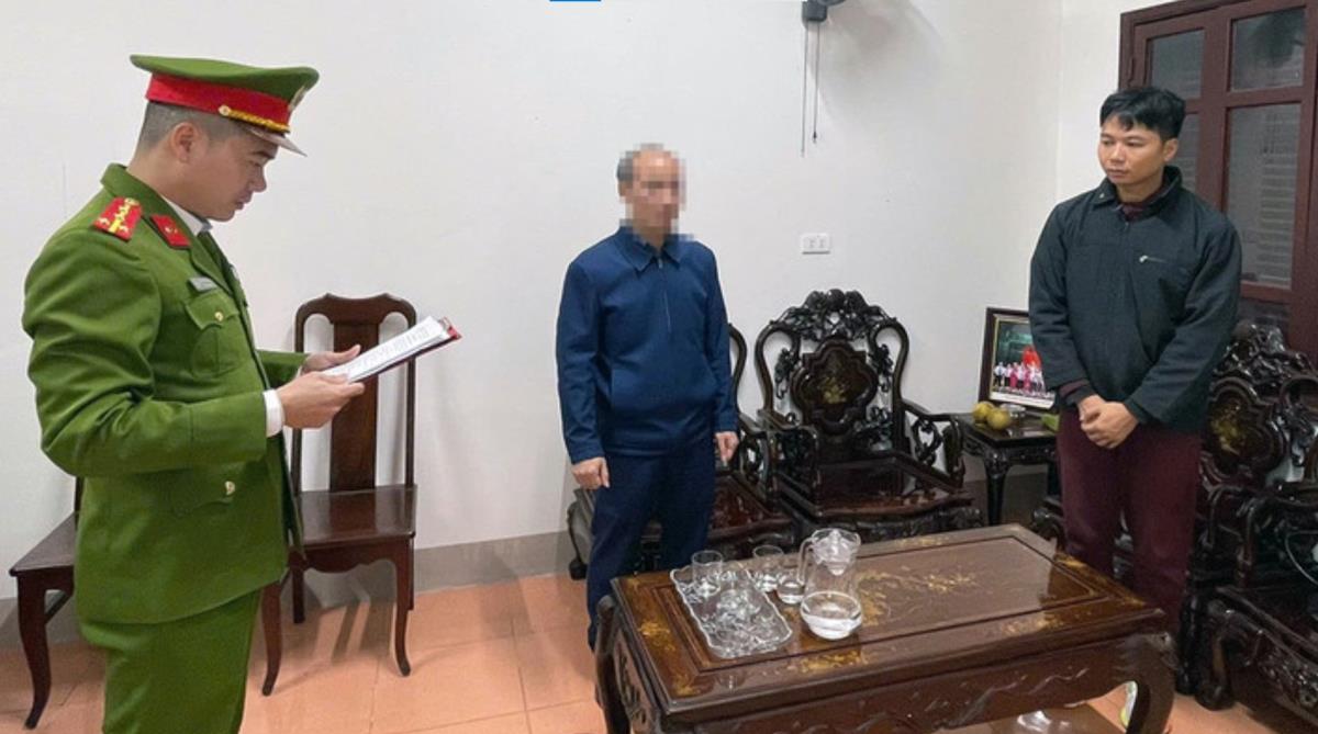 Cơ quan Công an tỉnh Hà Tĩnh bắt giữ đối tượng Lê Xuân Phước.