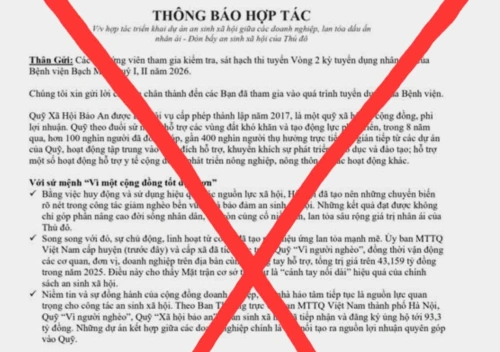 Bệnh viện Bạch Mai cảnh báo chiêu trò lừa đảo tuyển dụng qua mạng xã hội