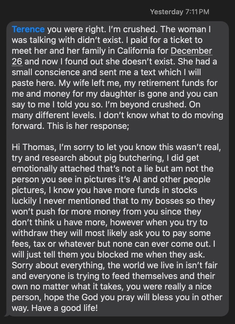 Tin nhắn nạn nhân gửi cho chuyên gia cùng tin nhắn của kẻ lừa đảo. Ảnh Cointelegraph