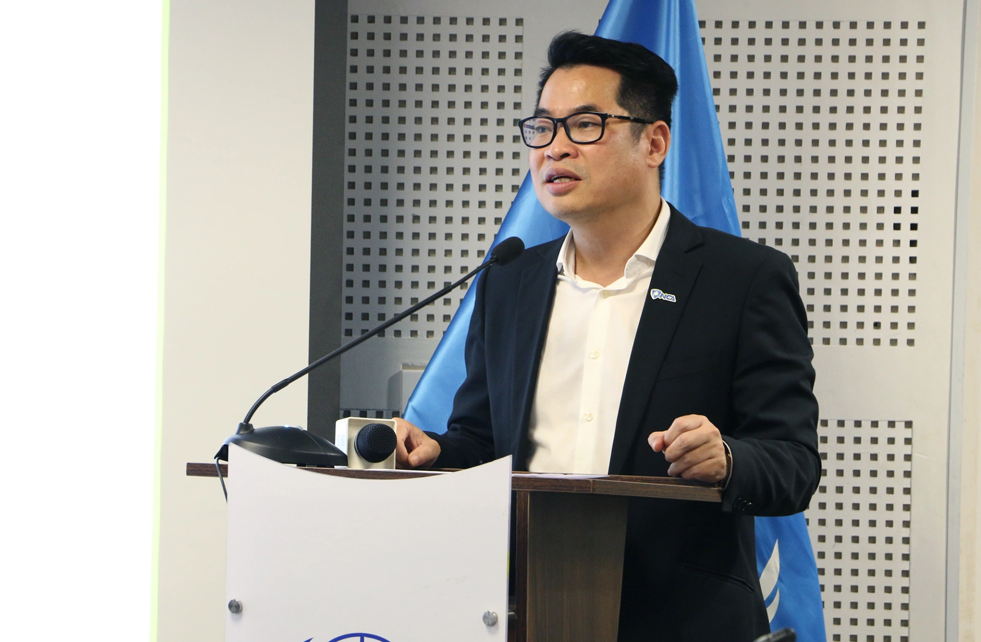 Ông Vũ Duy Hiền phát biểu tại sự kiện