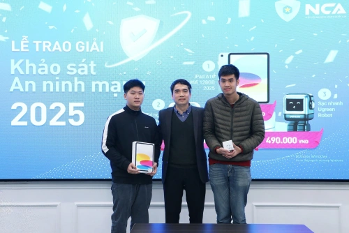 Trao giải Khảo sát An ninh mạng 2025: Hơn 60.000 người dùng chung tay vì không gian mạng an toàn