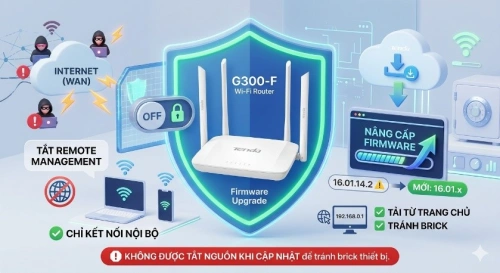 Cảnh báo lỗ hổng bảo mật nghiêm trọng tồn tại trên dòng thiết bị phát wifi