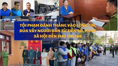 Tội phạm đánh thẳng vào lòng tin, bủa vây người dân từ tiền số, mạng xã hội đến chợ online