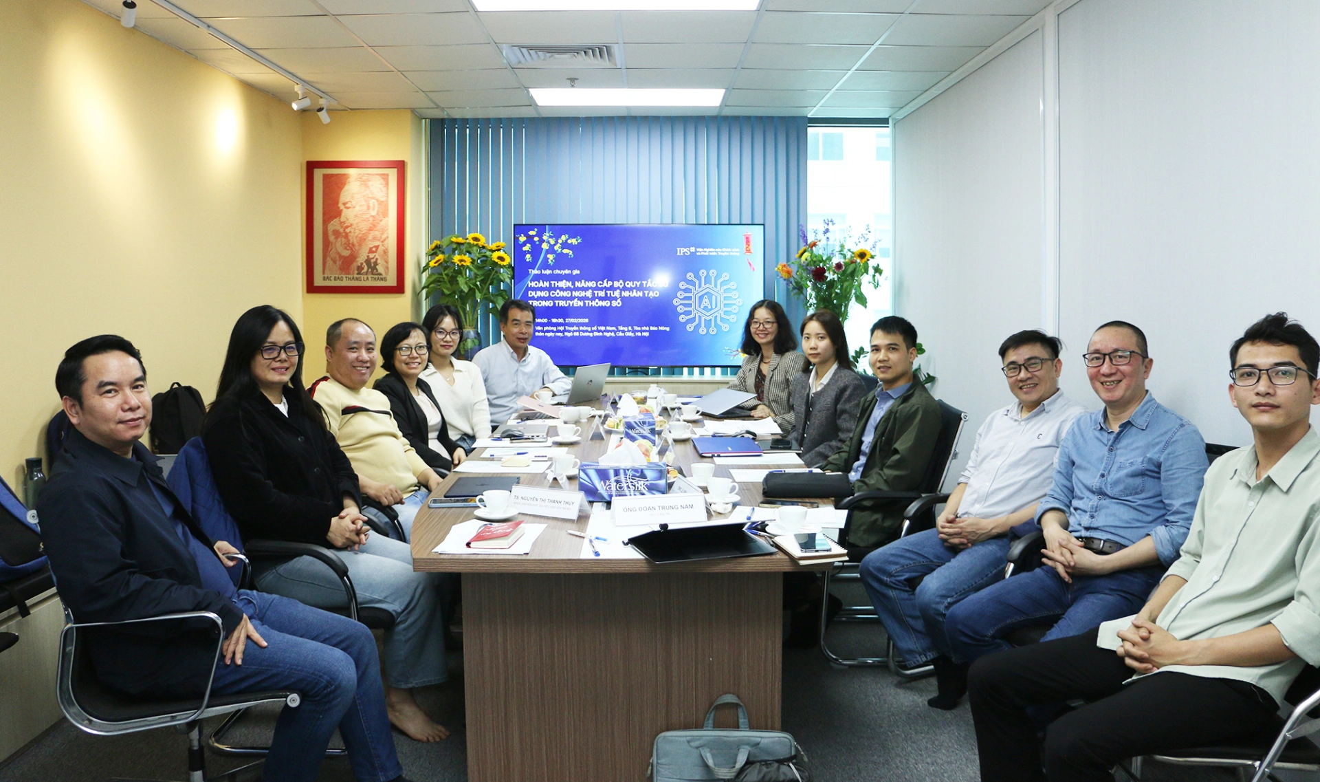 Các chuyên gia tham gia thảo luận về Bộ quy tắc sử dụng AI trong truyền thông số