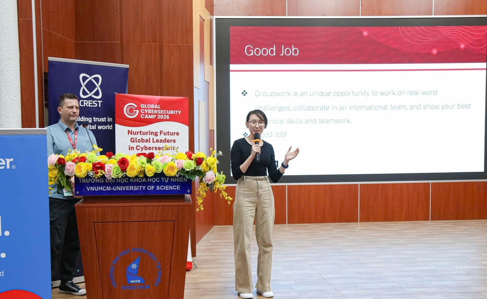 Một trong 9 đoàn quốc tế trình bày tham luận tại GCC 2026