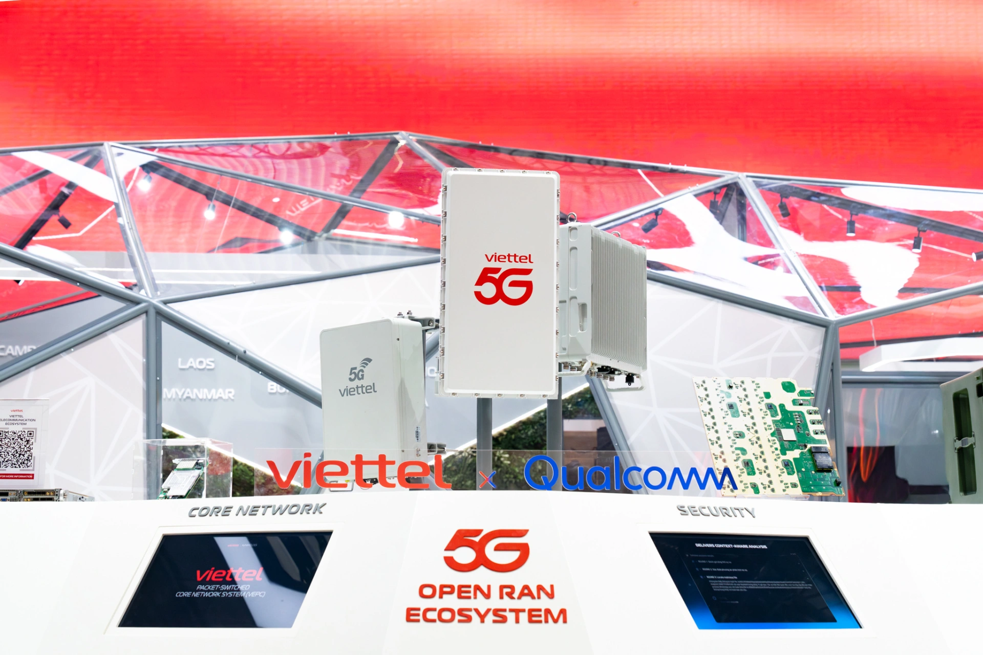 Hệ sinh thái 5G Open RAN do Viettel và Qualcomm phát triển (ảnh: Viettel)
