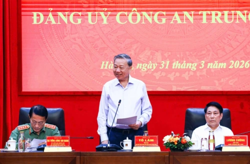 CAND phải là lực lượng chủ công bảo vệ an ninh và phục vụ mục tiêu tăng trưởng hai con số