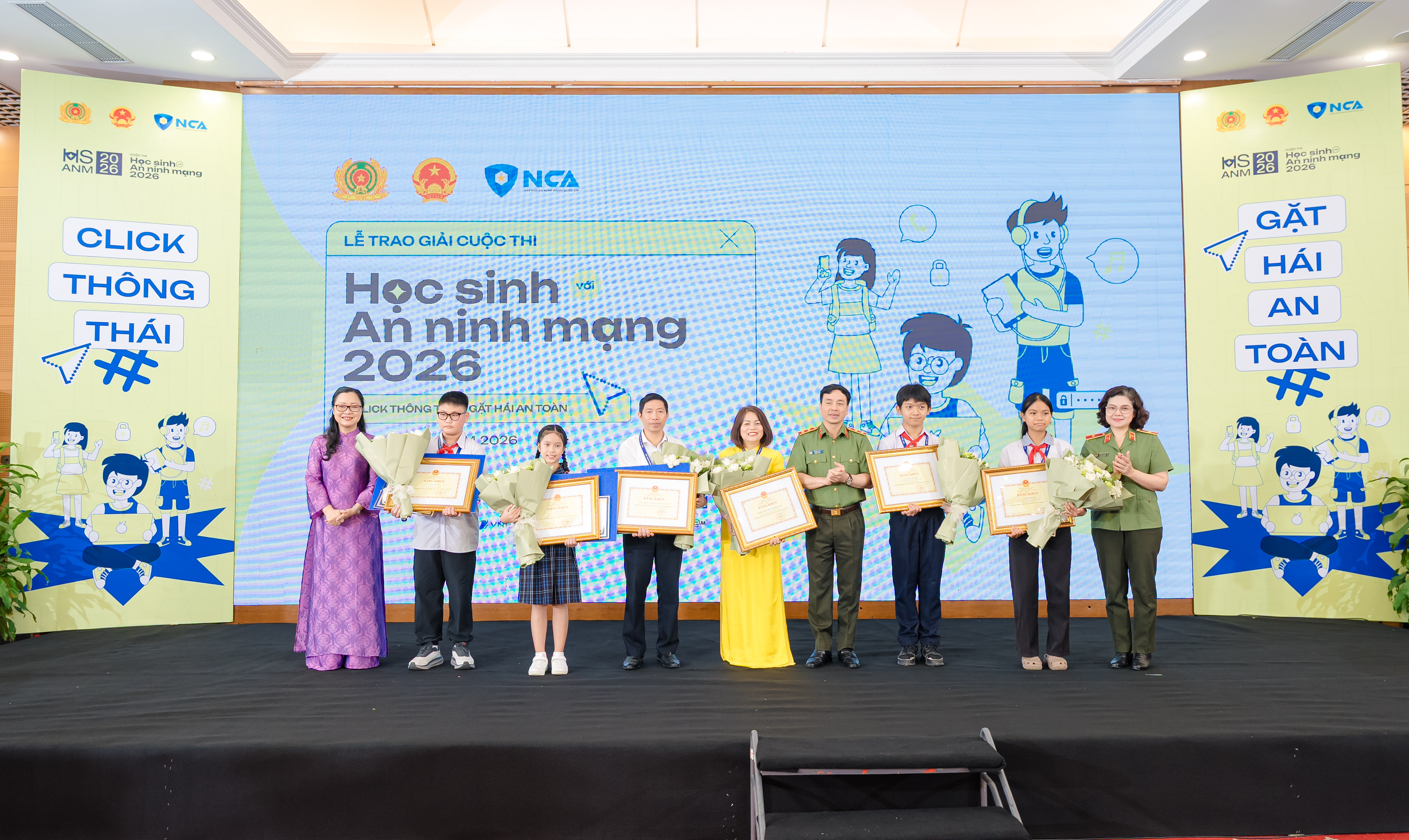 101 học sinh xuất sắc được vinh danh tại Cuộc thi “Học sinh với An ninh mạng 2026”