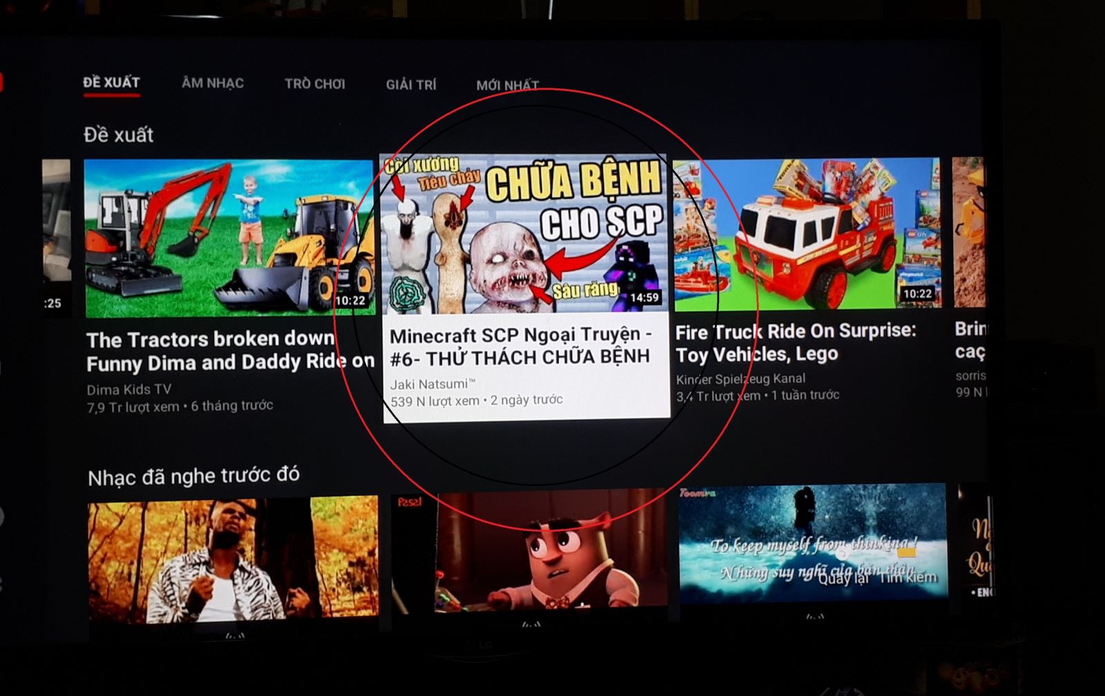 Nhiều video có cảnh bạo lực, phản cảm đề xuất trên Youtube Kids (nguồn: conganthanhhoa)