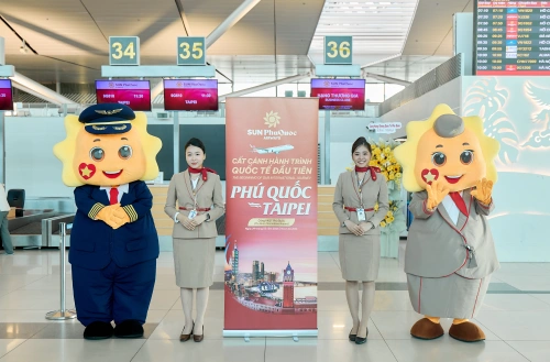 Khách Đài Loan review chuyến bay quốc tế đầu tiên của Sun PhuQuoc Airways