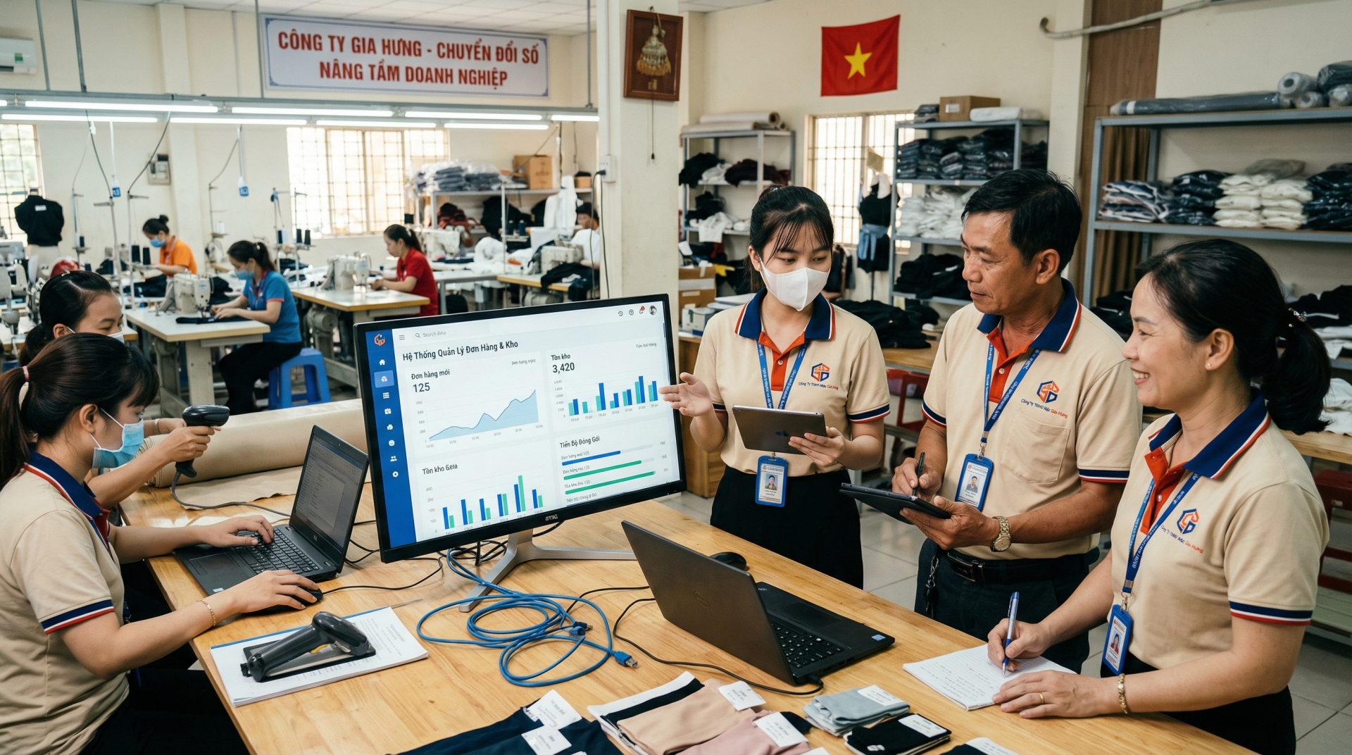 Nhiều doanh nghiệp SME khó tiếp cận vốn tín dụng (ảnh minh họa do AI tạo ra)