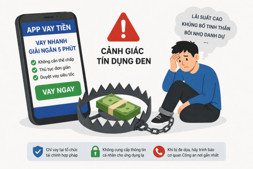 Những hệ luỵ khôn lường khi vay tiền qua ứng dụng trực tuyến