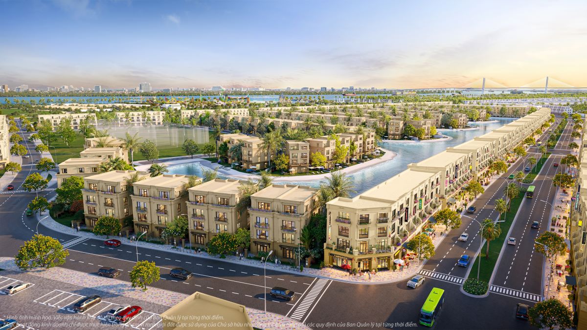 Nhà phố song diện Vinhomes Royal Island tọa lạc giữa thế đất “tứ cận sinh tài” đón dòng thịnh vượng