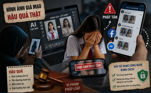 Học sinh lớp 8 dùng AI tạo hình ảnh nhạy cảm để phát tán và hồi chuông cảnh báo