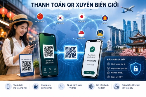 Cuộc đua thanh toán qua mã QR xuyên biên giới của các ngân hàng