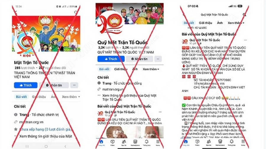 Cảnh báo mạo danh Ủy ban Trung ương MTTQ Việt Nam để huy động ủng hộ