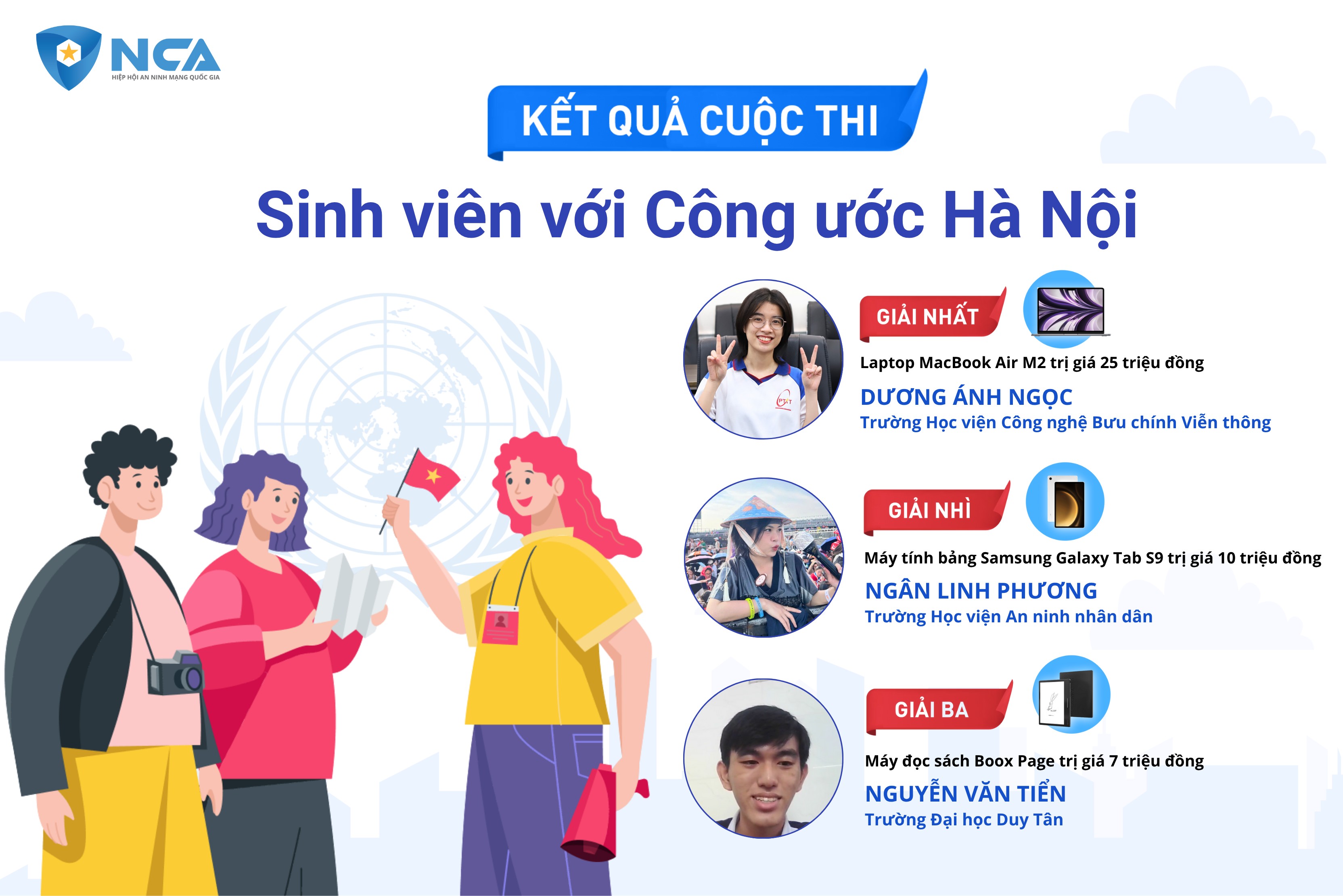 Sinh viên Học viện Công nghệ Bưu chính Viễn thông giảnh giải Nhất cuộc thi “Sinh viên với Công ước Hà Nội”