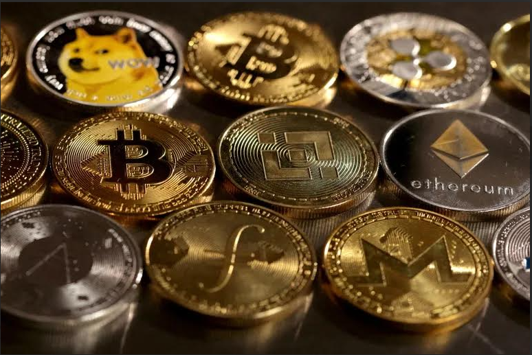 Hình ảnh minh họa về tiền điện tử. Ảnh: Reuters. 