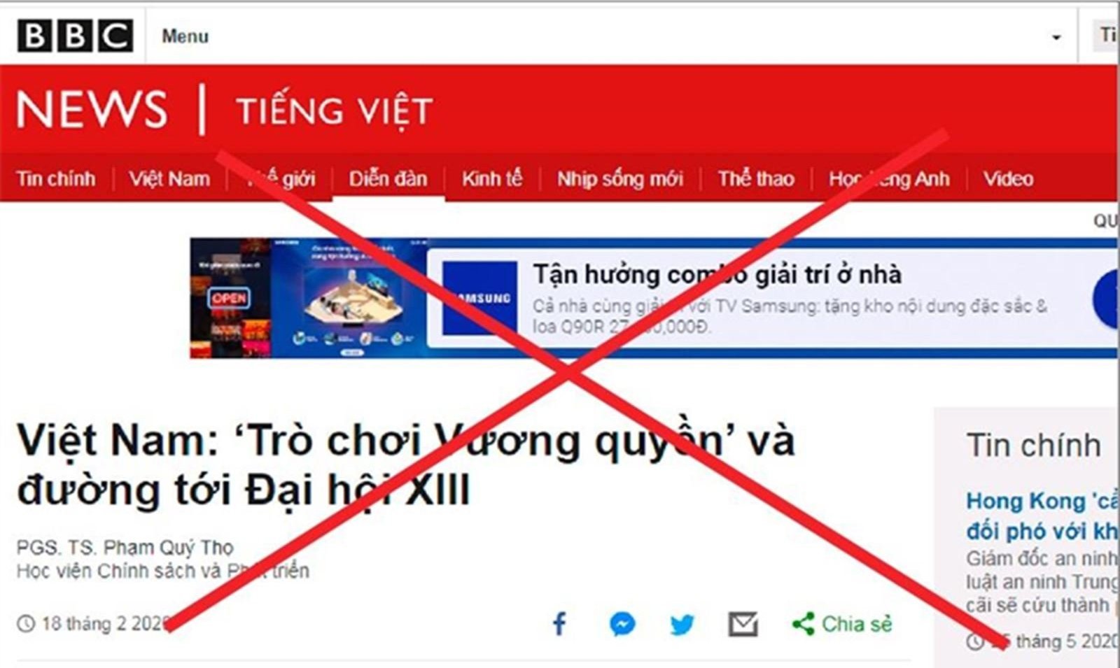 Cảnh giác trước các thông tin xấu, độc liên quan đến Danh sách nhân sự chuẩn bị Đại hội Đảng