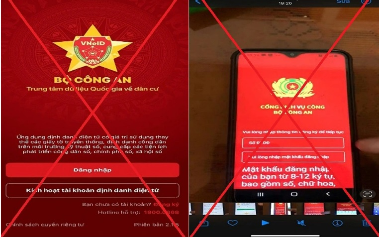 Cảnh báo mới nhất của Bộ Công an về lừa đảo cài ứng dụng VNeID giả mạo
