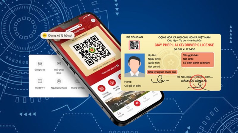 Cách cập nhật thông tin giấy phép lái xe trên VNeID