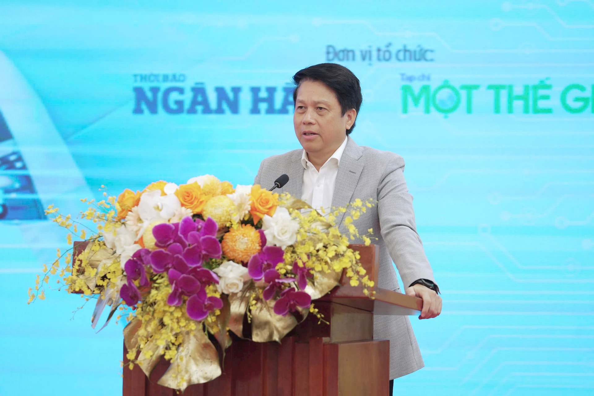 Phó Thống đốc NHNN Phạm Tiến Dũng phát biểu khai mạc Diễn đàn