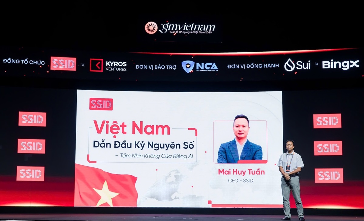 Ông Mai Huy Tuần - CEO SSI Digital chia sẻ thông tin tại GM Việt Nam 2025
