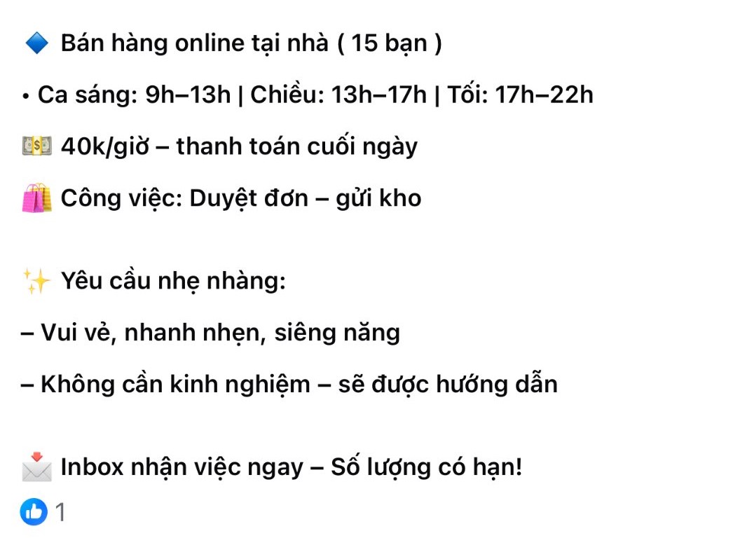 Cảnh báo giả mạo thương hiệu thời trang nhỏ để lừa đảo tuyển dụng