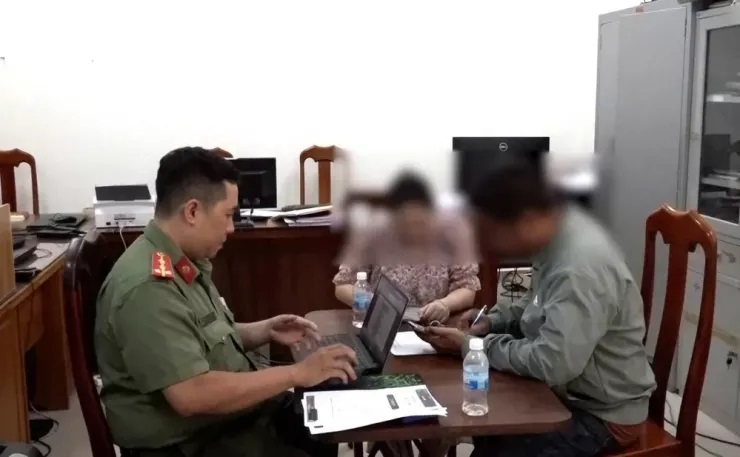 Anh C trình báo sự việc với cơ quan công an