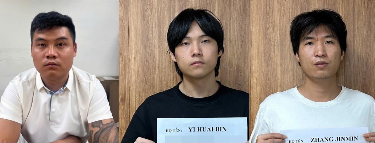 Các đối tượng người Trung Quốc liên quan đến vụ án