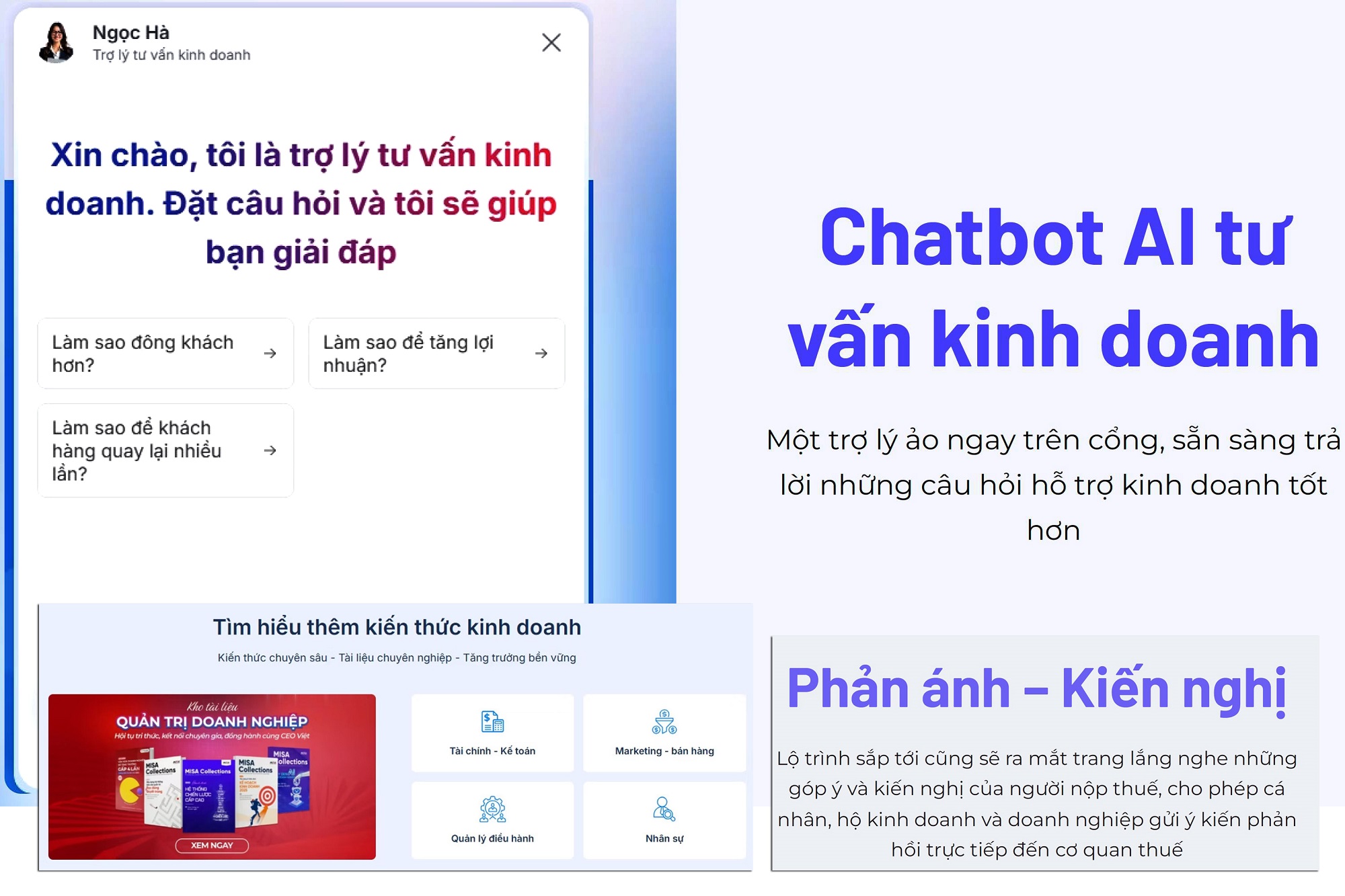 Chatbot trợ lý AI - cánh tay đắc lực hỗ trợ người nộp thuế