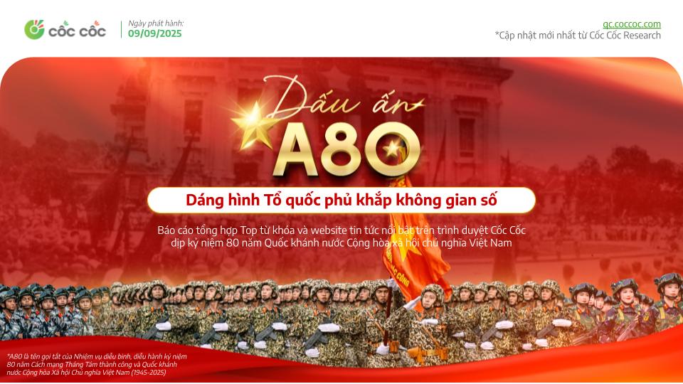 “Dấu ấn A80”: Hào khí Việt Nam lan tỏa trên không gian số