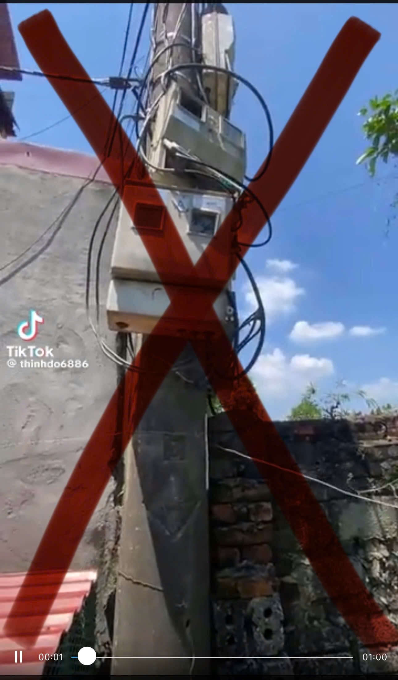 Trang Tiktok đăng bài với thông tin sai lệch