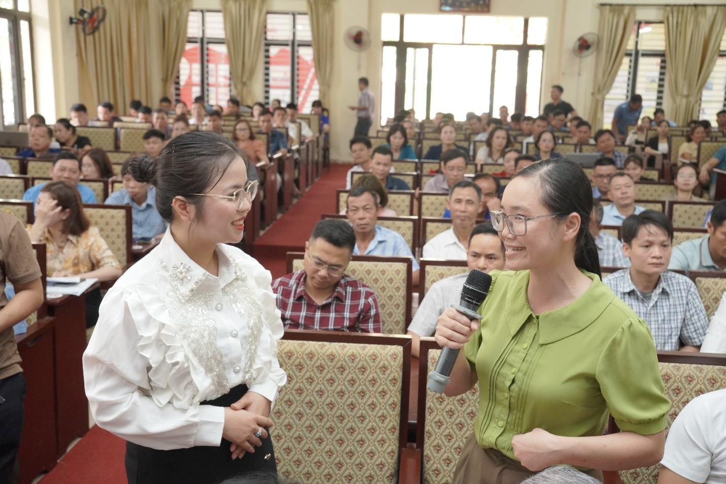 Chia sẻ của cán bộ tại buổi tập huấn