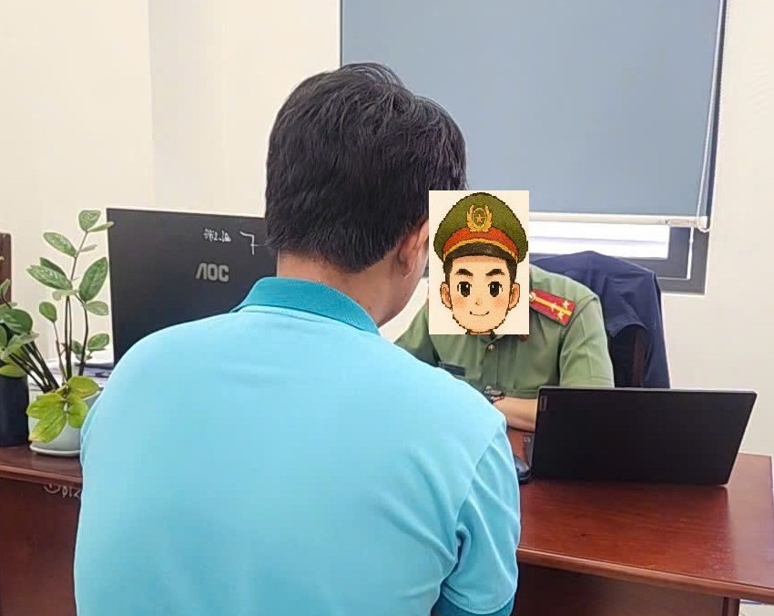 Cơ quan Công an làm việc với N.A.Q 