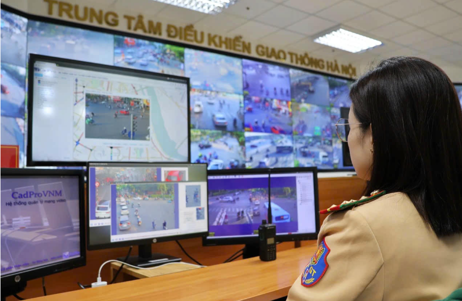 CSGT giám sát giao thông 24/24 bằng camera AI.