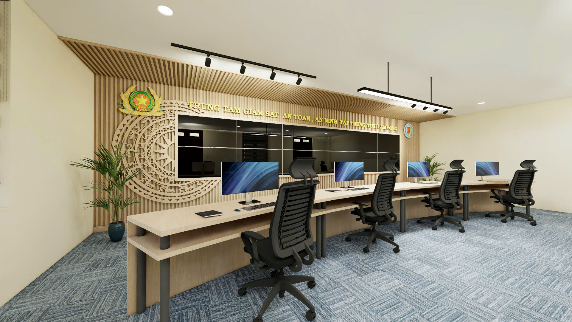 Trung tâm Giám sát an toàn, an ninh tập trung tỉnh Lâm Đồng