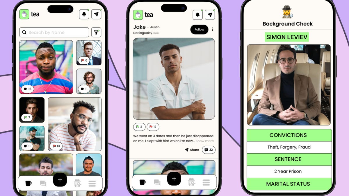 Nhiều phụ nữ sử dụng Tea để kiểm tra lý lịch của những người đàn ông như một cách tự bảo vệ mình