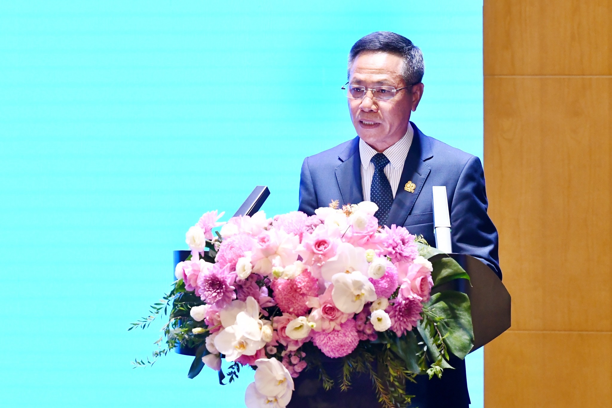 Chủ tịch Hội đồng Thành viên VNPT Tô Dũng Thái phát biểu