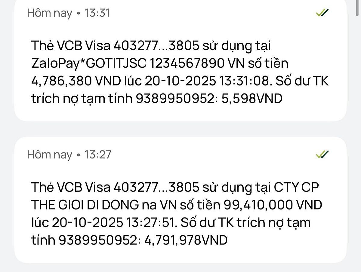 Mới nhận thẻ của Vietcombank: Khách hàng bị lừa mất hơn 100 triệu đồng trong tích tắc