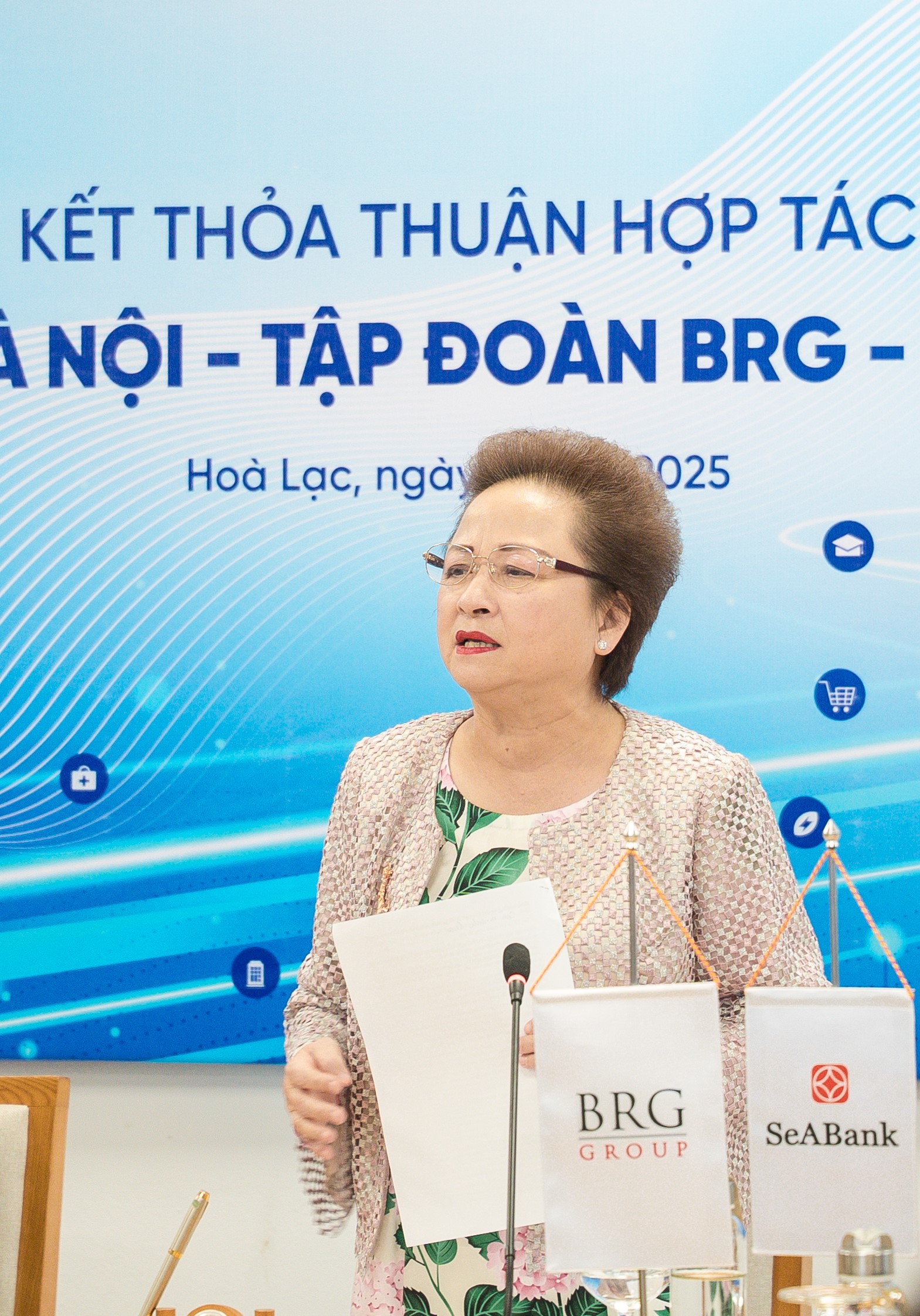Bà Nguyễn Thị Nga - Chủ tịch Tập đoàn BRG, Phó Chủ tịch Thường trực Hội Doanh nhân Tư nhân Việt Nam