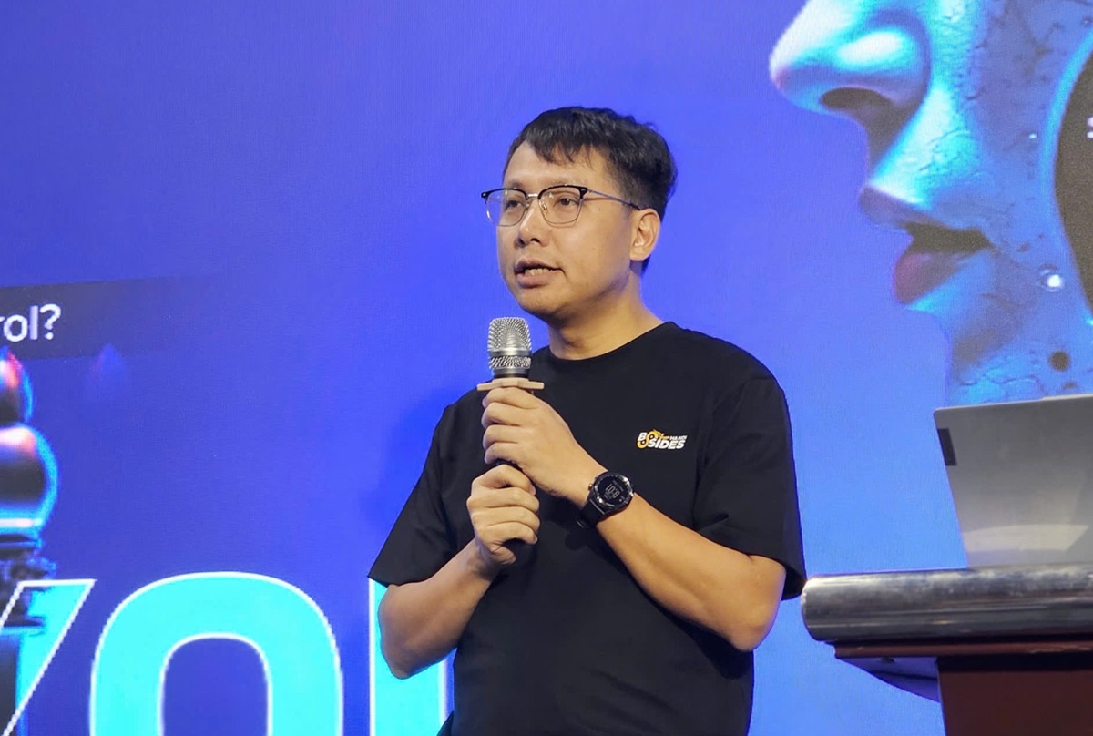 Ông Trương Đức Lượng, Chủ tịch Công ty VSEC chia sẻ tại sự kiện