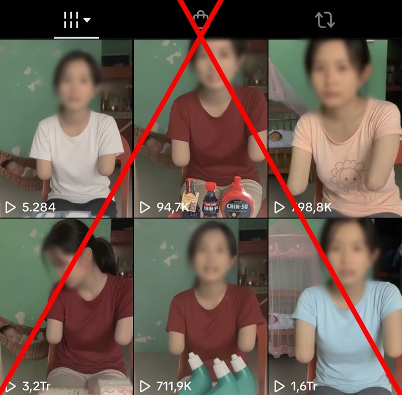 Xuất hiện thủ đoạn lừa đảo mới: Dùng AI giả mạo người khuyết tật để kêu gọi mua hàng