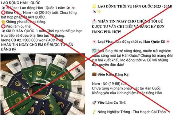 Cảnh báo lừa đảo xuất khẩu lao động ngày càng phức tạp