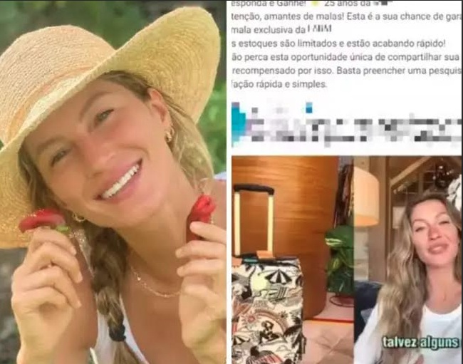 Các video deepfake lợi dụng hình ảnh của siêu mẫu Gisele Bündchen để lừa bán hàng và đầu tư. 