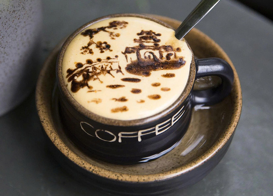 Cà phê trứng. Ảnh minh họa