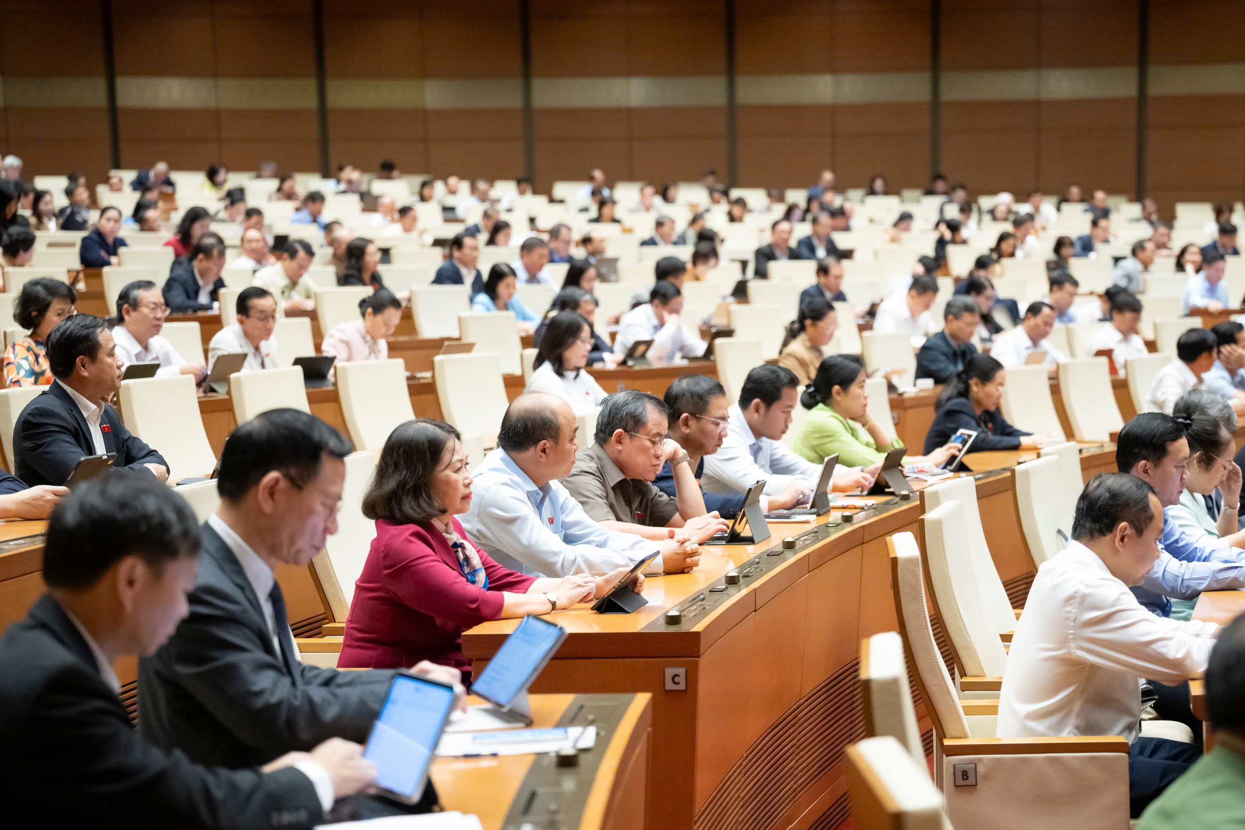 Các đại biểu tham dự phiên họp