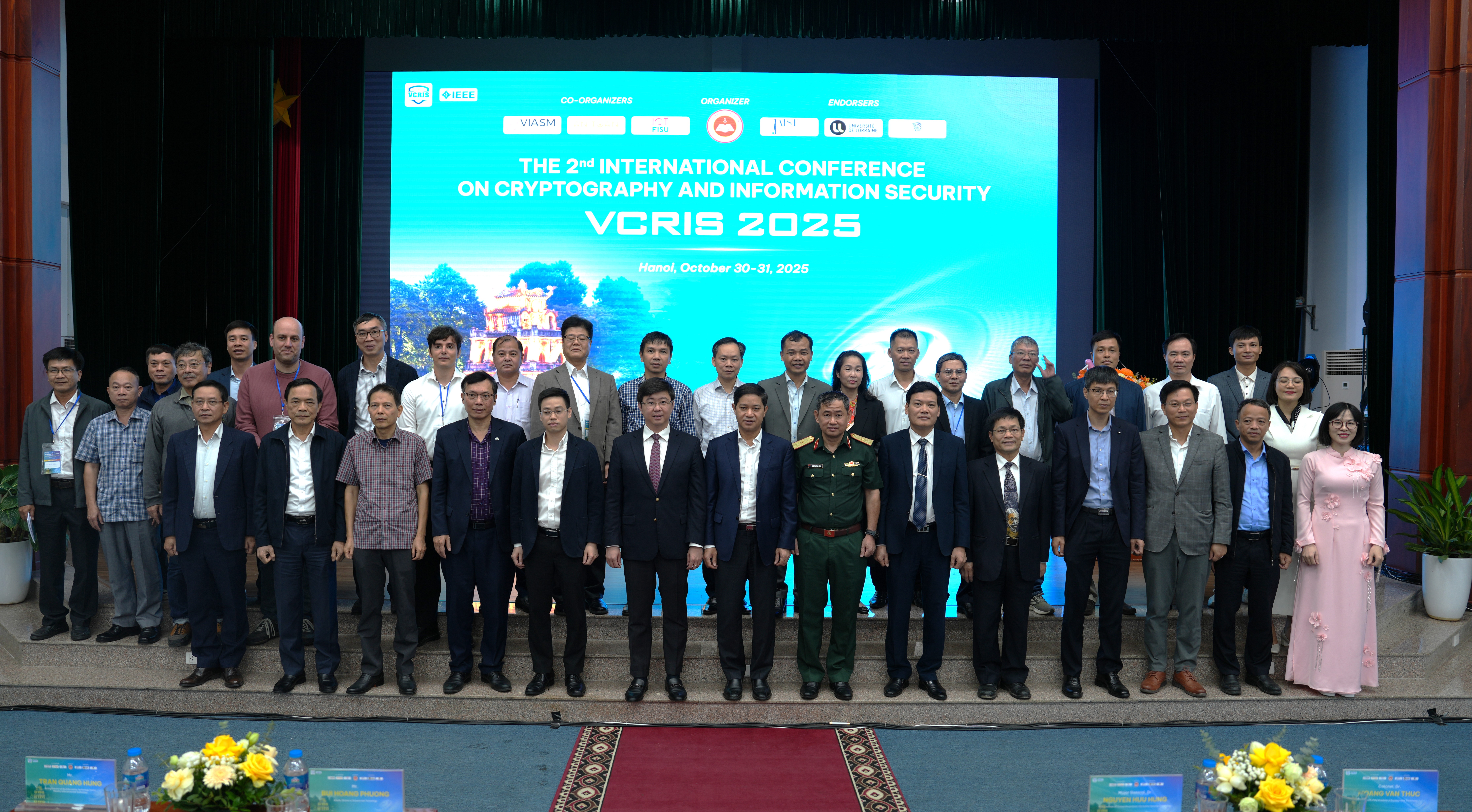 VCRIS 2025: Diễn đàn quốc tế thúc đẩy hợp tác nghiên cứu trong lĩnh vực Mật mã và An toàn thông tin