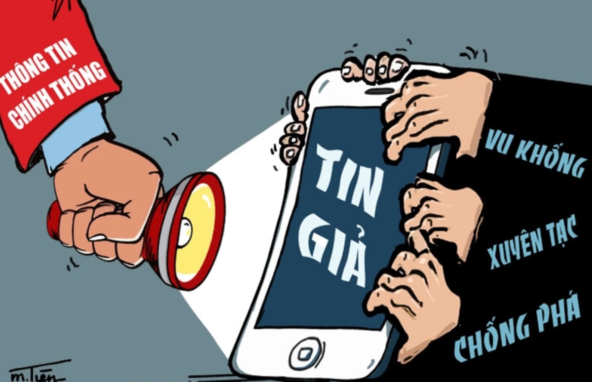 Cảnh giác phòng ngừa, đấu tranh với tin giả, tin sai sự thật trên không gian mạng