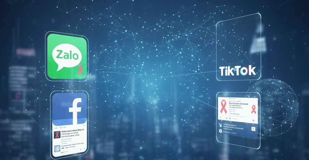 Cầu nối truyền thông hiệu quả phòng, chống HIV trên Zalo, Facebook và TikTok.